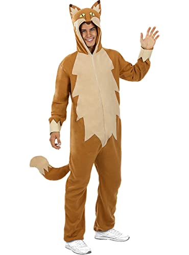 Funidelia | Fuchs Kostüm für Herren und Damen Tiere - Kostüm für Erwachsene & Verkleidung für Partys, Karneval & Halloween - Größe L - XL - Braun von Funidelia