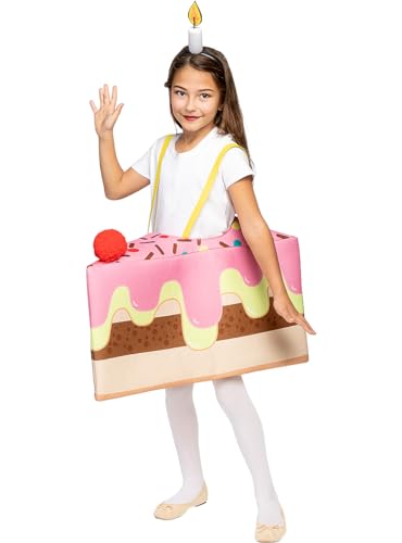Funidelia | Geburtstagskuchen Kostüm für Jungen und Mädchen Torte, Süßes, Essen, Dessert - Kostüm für Kinder & Verkleidung für Partys, Karneval & Halloween - Größe 3-6 Jahre - Rot Funidelia | Geburtstagskuchen Kostüm für Jungen und Mädchen Torte, Süßes, Essen, Dessert - Kostüm für Kinder & Verkleidung für Partys, Karneval & Halloween - Größe 3-6 Jahre - Rot von Funidelia