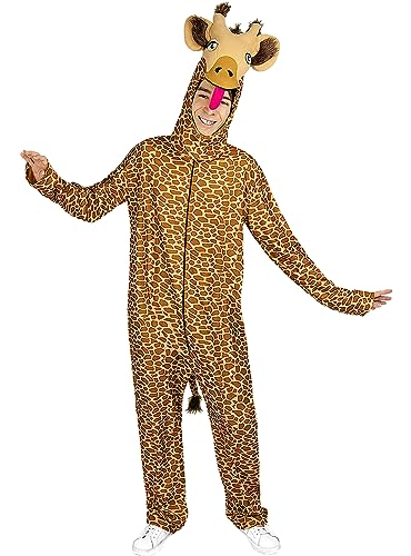 Funidelia | Giraffen Kostüm für Herren und Damen Tiere, Wüste - Kostüm für Erwachsene & Verkleidung für Partys, Karneval & Halloween - Größe M - L - Braun Funidelia | Giraffen Kostüm für Herren und Damen Tiere, Wüste - Kostüm für Erwachsene & Verkleidung für Partys, Karneval & Halloween - Größe M - L - Braun von Funidelia