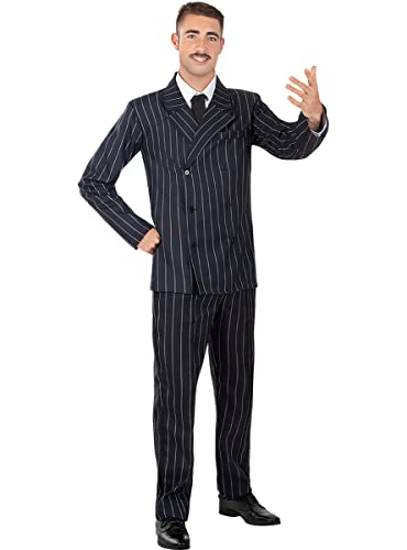 Funidelia | Gomez Addams Kostüm Die Addams Family für Herren Addams Family, Halloween, Horrorfilm, Horror - Kostüm für Erwachsene & Verkleidung für Partys, Karneval & Halloween - Größe L - Blau von Funidelia