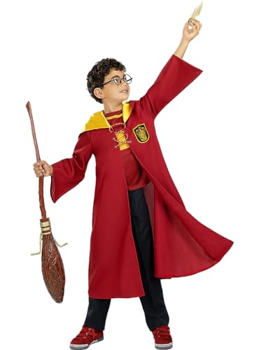 Funidelia | Gryffindor Quidditch Kostüm - Harry Potter für Jungen und Mädchen Zauberer Kostüme für Kinder & Verkleidung für Partys, Karneval & Halloween - Größe 10-12 Jahre - Granatfarben Funidelia | Gryffindor Quidditch Kostüm - Harry Potter für Jungen und Mädchen Zauberer Kostüme für Kinder & Verkleidung für Partys, Karneval & Halloween - Größe 10-12 Jahre - Granatfarben von Funidelia