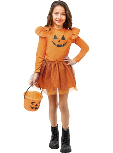 Funidelia | Halloween Kostüm für Mädchen Essen, Gemüse, Halloween, Horror - Kostüm für Kinder & Verkleidung für Partys, Karneval & Halloween - Größe 3-4 Jahre - Orange Funidelia | Halloween Kostüm für Mädchen Essen, Gemüse, Halloween, Horror - Kostüm für Kinder & Verkleidung für Partys, Karneval & Halloween - Größe 3-4 Jahre - Orange von Funidelia
