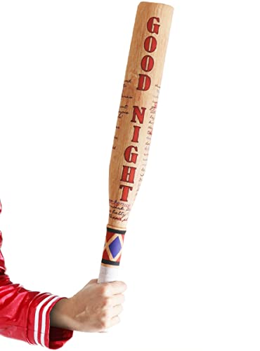 Funidelia | Harley Quinn Baseballschläger 100% OFFIZIELLE für Damen Superhelden, DC Comics, Suicide Squad, Bösewicht - Farben: Rot, Zubehör für Kostüm - Lustige Kostüme für Deine Partys Funidelia | Harley Quinn Baseballschläger 100% OFFIZIELLE für Damen Superhelden, DC Comics, Suicide Squad, Bösewicht - Farben: Rot, Zubehör für Kostüm - Lustige Kostüme für Deine Partys von Funidelia
