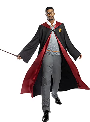 Funidelia | Harry Potter Kostüm 100% OFFIZIELLE für Herren und Damen Größe XL Film und Serien, Zauberer, Gryffindor, Hogwarts - Farben: Schwarz, Zubehör für Kostüm von Funidelia