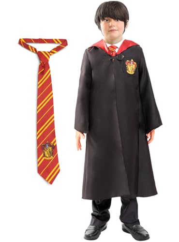Funidelia | Harry-Potter-Kostüm mit Krawatte - Gryffindor für Jungen und Mädchen Film und Serien & Zauberer - Kostüm für Kinder & Verkleidung für Partys, Karneval & Halloween - Größe 3-4 Jahre Funidelia | Harry-Potter-Kostüm mit Krawatte - Gryffindor für Jungen und Mädchen Film und Serien & Zauberer - Kostüm für Kinder & Verkleidung für Partys, Karneval & Halloween - Größe 3-4 Jahre von Funidelia