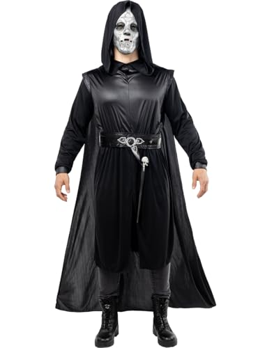 Funidelia | Harry Potter Todesser-Kostüm für Herren Harry Potter, Bösewicht, Zauberer, Film und Serien - Kostüm für Erwachsene & Verkleidung für Partys, Karneval & Halloween - Einheitsgröße Funidelia | Harry Potter Todesser-Kostüm für Herren Harry Potter, Bösewicht, Zauberer, Film und Serien - Kostüm für Erwachsene & Verkleidung für Partys, Karneval & Halloween - Einheitsgröße von Funidelia
