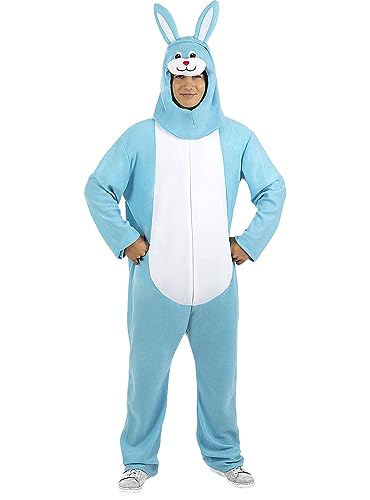 Funidelia | Hasen Kostüm blau für Herren und Damen Tiere - Kostüm für Erwachsene & Verkleidung für Partys, Karneval & Halloween - Größe L - XL - Weiß Funidelia | Hasen Kostüm blau für Herren und Damen Tiere - Kostüm für Erwachsene & Verkleidung für Partys, Karneval & Halloween - Größe L - XL - Weiß von Funidelia