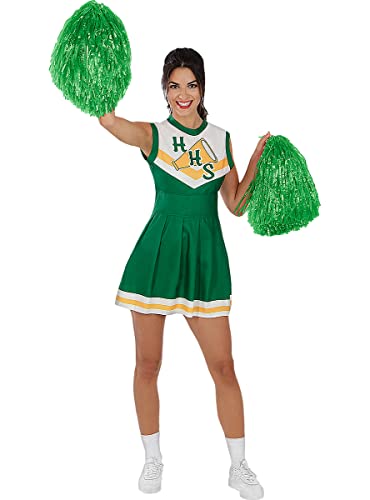 Funidelia | Hawkins Stranger Things Cheerleader Kostüm Netflix Official für Damen Kostüm für Erwachsene & Verkleidung für Partys, Karneval & Halloween - Größe L - Grün von Funidelia