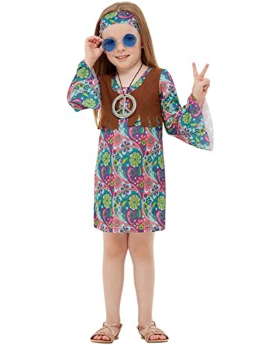 Funidelia | Hippie Kostüm für Mädchen Größe 4-6 Jahre De jaren '60, Hippie, Flower power, Berufe - Farben: Bunt, Zubehör für Kostüm - Lustige Kostüme für deine Partys Funidelia | Hippie Kostüm für Mädchen Größe 4-6 Jahre De jaren '60, Hippie, Flower power, Berufe - Farben: Bunt, Zubehör für Kostüm - Lustige Kostüme für deine Partys von Funidelia