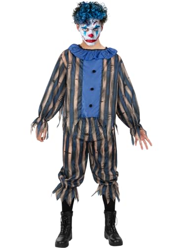 Funidelia | HorrorClown Kostüm für Herren Clowns, Killer Clown, Halloween, Horror - Kostüm für Erwachsene & Verkleidung für Partys, Karneval & Halloween - Größe XL - Granatfarben von Funidelia