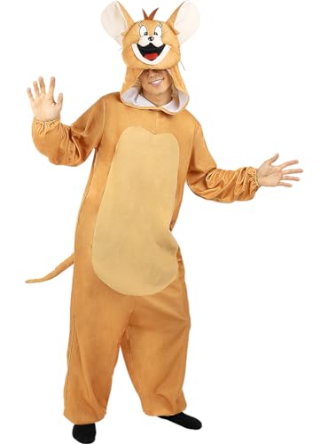 Funidelia | Jerry Kostüm - Tom & Jerry für Herren und Damen Zeichentrickfilm, Katze, Maus - Kostüme für Erwachsene & Verkleidung für Partys, Karneval & Halloween - Größe S-M - Braun Funidelia | Jerry Kostüm - Tom & Jerry für Herren und Damen Zeichentrickfilm, Katze, Maus - Kostüme für Erwachsene & Verkleidung für Partys, Karneval & Halloween - Größe S-M - Braun von Funidelia