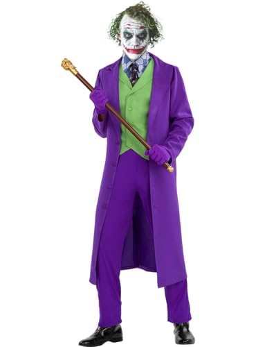 Funidelia | Joker Kostüm - The Dark Knight 100% OFFIZIELLE für Herren Größe XXL Superhelden, DC Comics, Bösewicht, Zubehör für Kostüm - Lustige Kostüme für deine Partys Funidelia | Joker Kostüm - The Dark Knight 100% OFFIZIELLE für Herren Größe XXL Superhelden, DC Comics, Bösewicht, Zubehör für Kostüm - Lustige Kostüme für deine Partys von Funidelia