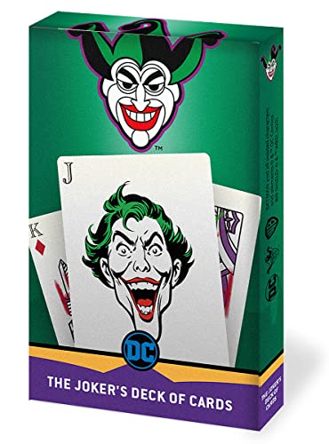 Funidelia | Joker Spielkarten - Batman 100% OFFIZIELLE für Herren und Damen Superhelden, DC Comics, Bösewicht, Zubehör für Kostüm - Lustige Kostüme für Deine Partys von Funidelia