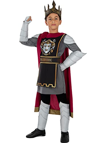 Funidelia | König Artus Kostüm Deluxe für Jungen Mittelalter, Ritter - Kostüm für Kinder & Verkleidung für Partys, Karneval & Halloween - Größe 7-9 Jahre - Granatfarben Funidelia | König Artus Kostüm Deluxe für Jungen Mittelalter, Ritter - Kostüm für Kinder & Verkleidung für Partys, Karneval & Halloween - Größe 7-9 Jahre - Granatfarben von Funidelia