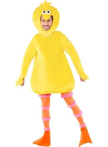 Funidelia | Kostüm des Huhns Caponata - Sesamstraße für Herren und Damen Kostüm für Erwachsene & Verkleidung für Partys, Karneval & Halloween - Größe M - L von Funidelia