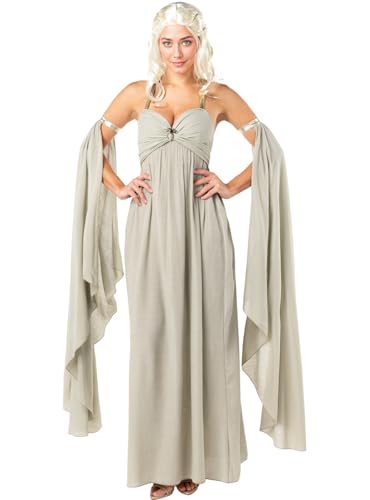 Funidelia | Kostüm von Daenerys Targaryen Khaleesi - Spiel der Throne für Damen Khaleesi & Daenerys Targaryen - Kostüm für Erwachsene & Verkleidung für Partys, Karneval & Halloween - Größe M von Funidelia