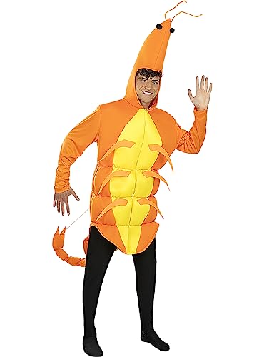 Funidelia | Krabben Kostüm für Herren und Damen Tiere - Kostüm für Erwachsene & Verkleidung für Partys, Karneval & Halloween - Größe Einheitsgröße - Orange Funidelia | Krabben Kostüm für Herren und Damen Tiere - Kostüm für Erwachsene & Verkleidung für Partys, Karneval & Halloween - Größe Einheitsgröße - Orange von Funidelia