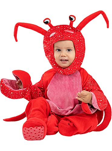 Funidelia | Krebs Kostüms für Baby Größe 6-12 Monate Tiere - Farben: Bunt, Zubehör für Kostüm - Lustige Kostüme für deine Partys von Funidelia