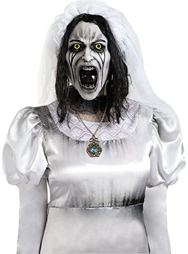 Funidelia | La Llorona Maske Deluxe 100% OFFIZIELLE für Herren und Damen Horrorfilm, The Warren Files, Halloween, Horror, Zubehör für Kostüm - Lustige Kostüme für deine Partys von Funidelia