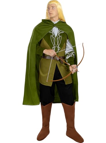 Funidelia Legolas Kostüm - Der Herr der Ringe, Offizielle Lizenz, Größe M, Film und Serien - Verkleidung für Erwachsene für Partys, Karneval und Halloween von Funidelia