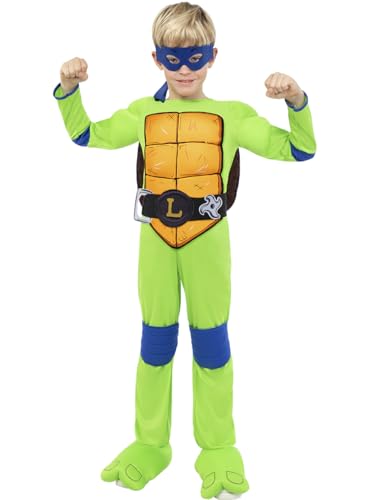 Funidelia | Leonardo Kostüm - Teenage Mutant Ninja Turtles für Jungen Ninja Turtles & Zeichentrickfilm - Kostüm für Kinder & Verkleidung für Partys, Karneval & Halloween - Größe 5-6 Jahre Funidelia | Leonardo Kostüm - Teenage Mutant Ninja Turtles für Jungen Ninja Turtles & Zeichentrickfilm - Kostüm für Kinder & Verkleidung für Partys, Karneval & Halloween - Größe 5-6 Jahre von Funidelia