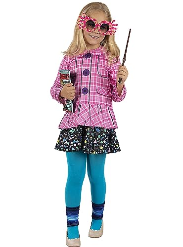 Funidelia | Luna Lovegood Kostüm für Mädchen Luna Lovegood, Harry Potter, Film und Serien, Hogwarts - Kostüm für Kinder & Verkleidung für Partys, Karneval & Halloween - Größe 3-4 Jahre - Rosa Funidelia | Luna Lovegood Kostüm für Mädchen Luna Lovegood, Harry Potter, Film und Serien, Hogwarts - Kostüm für Kinder & Verkleidung für Partys, Karneval & Halloween - Größe 3-4 Jahre - Rosa von Funidelia