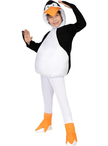 Funidelia | Madagascar Pinguin Kostüm für Jungen und Mädchen Zeichentrickfilm, Madagascar, Film und Serien - Kostüm für Kinder & Verkleidung für Partys, Karneval & Halloween - Größe 3-4 Jahre von Funidelia