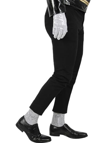 Funidelia | Michael Jackson Handschuh und Socken für Herren Popmusik, Musikgruppen, Sänger, 80er Jahre - Zubehör für Erwachsene, Zubehör für Kostüm - Gold Funidelia | Michael Jackson Handschuh und Socken für Herren Popmusik, Musikgruppen, Sänger, 80er Jahre - Zubehör für Erwachsene, Zubehör für Kostüm - Gold von Funidelia