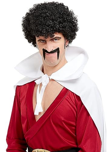 Funidelia | Mr Satan Perücke Dragon Ball für Herren Manga, Saiyan, Zeichentrickfilm - Zubehör für Erwachsene, Zubehör für Kostüm - Schwarz Funidelia | Mr Satan Perücke Dragon Ball für Herren Manga, Saiyan, Zeichentrickfilm - Zubehör für Erwachsene, Zubehör für Kostüm - Schwarz von Funidelia