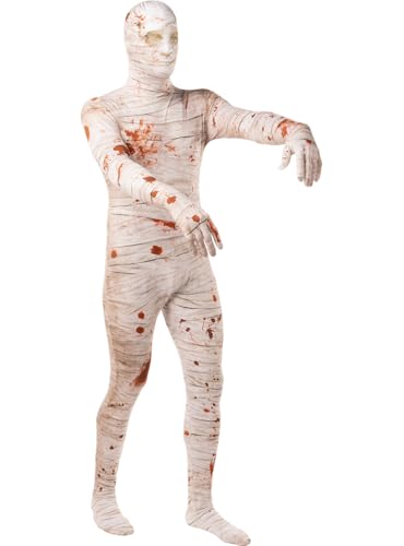 Funidelia Mumienkostüm Second Skin für Herren und Damen, Größe M Horror, Halloween - Verkleidung für Erwachsene für Partys, Karneval und Halloween Funidelia Mumienkostüm Second Skin für Herren und Damen, Größe M Horror, Halloween - Verkleidung für Erwachsene für Partys, Karneval und Halloween von Funidelia