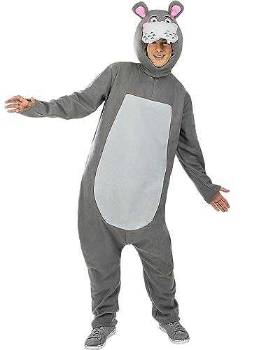 Funidelia | Nilpferd Kostüm für Herren und Damen Tiere - Kostüm für Erwachsene & Verkleidung für Partys, Karneval & Halloween - Größe M - L - Grau/Silber Funidelia | Nilpferd Kostüm für Herren und Damen Tiere - Kostüm für Erwachsene & Verkleidung für Partys, Karneval & Halloween - Größe M - L - Grau/Silber von Funidelia