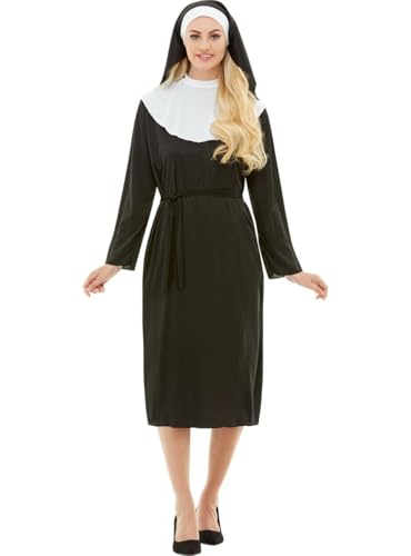 Funidelia | Nonne Kostüm für Damen Größe XXL Religion, Nun, Sister Act, Berufe - Farben: Schwarz, Zubehör für Kostüm - Lustige Kostüme für Deine Partys Funidelia | Nonne Kostüm für Damen Größe XXL Religion, Nun, Sister Act, Berufe - Farben: Schwarz, Zubehör für Kostüm - Lustige Kostüme für Deine Partys von Funidelia