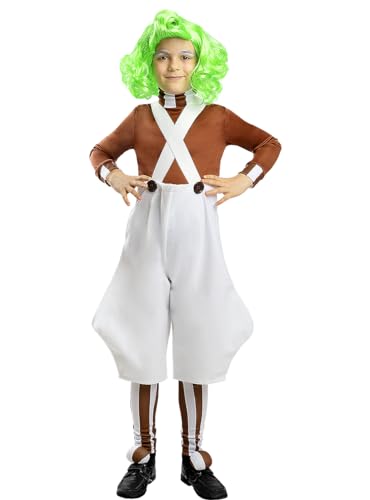 Funidelia | Oompa Loompa Kostüm - Charlie und die Schokoladenfabrik für Jungen Kostüme für Kinder & Verkleidung für Partys, Karneval & Halloween - Größe 3-4 Jahre - Weiß Funidelia | Oompa Loompa Kostüm - Charlie und die Schokoladenfabrik für Jungen Kostüme für Kinder & Verkleidung für Partys, Karneval & Halloween - Größe 3-4 Jahre - Weiß von Funidelia