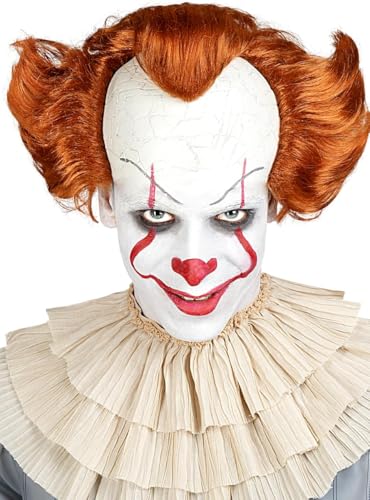 Funidelia | Pennywise Perücke - ES Kapitel 2 100% OFFIZIELLE für Herren und Damen Pennywise, Horrorfilm, Killer Clown, Horror - Farben: Bunt, Zubehör für Kostüm - Lustige Kostüme für Deine Partys von Funidelia