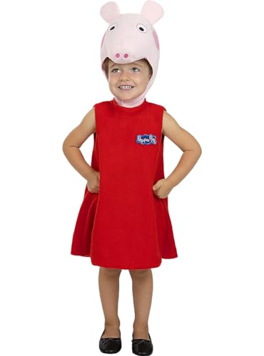 Funidelia | Peppa Wutz Kostüm für Mädchen Peppa Pig, Zeichentrickfilm - Kostüme für Kinder & Verkleidung für Partys, Karneval & Halloween - Größe 12-24 Monate - Rosa Funidelia | Peppa Wutz Kostüm für Mädchen Peppa Pig, Zeichentrickfilm - Kostüme für Kinder & Verkleidung für Partys, Karneval & Halloween - Größe 12-24 Monate - Rosa von Funidelia