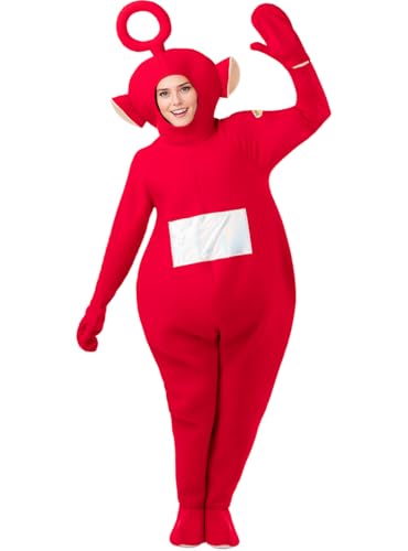 Funidelia Po Kostüm - Teletubbies für Männer und Frauen Teletubbies - Kostüm für Erwachsene und lustige Accessoires für Party, Karneval und Halloween - Größe S-M Funidelia Po Kostüm - Teletubbies für Männer und Frauen Teletubbies - Kostüm für Erwachsene und lustige Accessoires für Party, Karneval und Halloween - Größe S-M von Funidelia