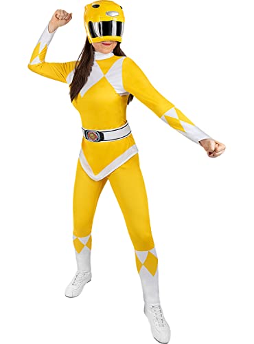 Funidelia | Power Ranger Kostüm gelb für Damen Film und Serien, Superhelden, Zeichentrickfilm - Kostüm für Erwachsene & Verkleidung für Partys, Karneval & Halloween - Größe S - Gelb Funidelia | Power Ranger Kostüm gelb für Damen Film und Serien, Superhelden, Zeichentrickfilm - Kostüm für Erwachsene & Verkleidung für Partys, Karneval & Halloween - Größe S - Gelb von Funidelia
