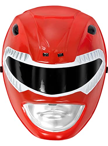 Funidelia | Power Ranger Maske rot für Jungen Film und Serien, Superhelden, Zeichentrickfilm - Zubehör für Kinder, Zubehör für Kostüm - Rot Funidelia | Power Ranger Maske rot für Jungen Film und Serien, Superhelden, Zeichentrickfilm - Zubehör für Kinder, Zubehör für Kostüm - Rot von Funidelia