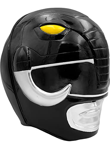 Funidelia | Power Rangers Helm schwarz für Herren Film und Serien, Superhelden, Zeichentrickfilm - Zubehör für Erwachsene, Zubehör für Kostüm - Schwarz Funidelia | Power Rangers Helm schwarz für Herren Film und Serien, Superhelden, Zeichentrickfilm - Zubehör für Erwachsene, Zubehör für Kostüm - Schwarz von Funidelia
