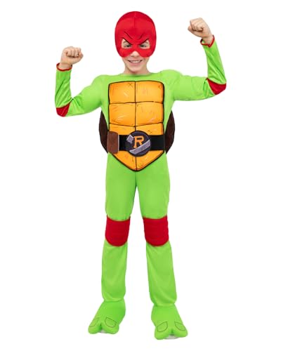 Funidelia | Raphael Kostüm - Teenage Mutant Ninja Turtles für Jungen Ninja Turtles & Zeichentrickfilm - Kostüm für Kinder & Verkleidung für Partys, Karneval & Halloween - Größe 3-4 Jahre von Funidelia