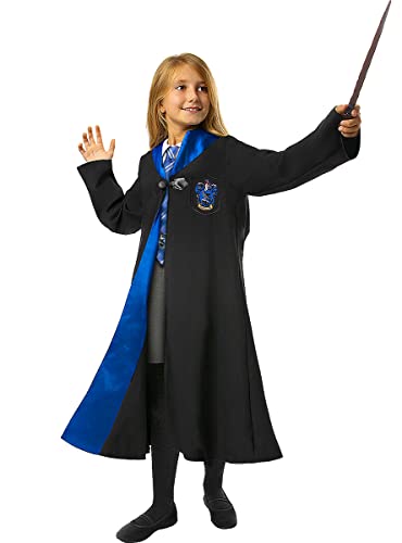 Funidelia | Ravenclaw Harry Potter Kostüm 100% OFFIZIELLE für Jungen und Mädchen Größe 10-12 Jahre Hogwarts, Zauberer, Film und Serien - Farben: Bunt, Zubehör für Kostüm von Funidelia