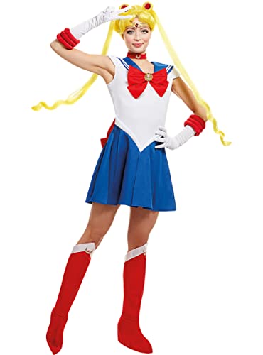Funidelia | Sailor Moon Kostüm 100% OFFIZIELLE für Damen Größe L Anime, Cosplay, Usagi Tsukino, Zeichentrickfilm - Farben: Blau, Zubehör für Kostüm - Lustige Kostüme für deine Partys Funidelia | Sailor Moon Kostüm 100% OFFIZIELLE für Damen Größe L Anime, Cosplay, Usagi Tsukino, Zeichentrickfilm - Farben: Blau, Zubehör für Kostüm - Lustige Kostüme für deine Partys von Funidelia