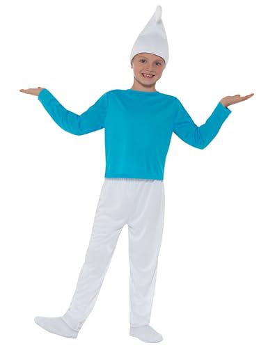 Funidelia | Schlumpf Kostüm für Jungen und Mädchen The Smurfs, Zeichentrickfilm, Zwerg - Kostüm für Kinder & Verkleidung für Partys, Karneval & Halloween - Größe 10-12 Jahre - Blau Funidelia | Schlumpf Kostüm für Jungen und Mädchen The Smurfs, Zeichentrickfilm, Zwerg - Kostüm für Kinder & Verkleidung für Partys, Karneval & Halloween - Größe 10-12 Jahre - Blau von Funidelia