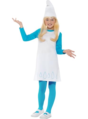 Funidelia | Schlumpfine Kostüm für Mädchen The Smurfs, Zeichentrickfilm, Die Schlümpfe, Zwerg - Kostüme für Kinder & Verkleidung für Partys, Karneval & Halloween - Größe 7-9 Jahre - Blau Funidelia | Schlumpfine Kostüm für Mädchen The Smurfs, Zeichentrickfilm, Die Schlümpfe, Zwerg - Kostüme für Kinder & Verkleidung für Partys, Karneval & Halloween - Größe 7-9 Jahre - Blau von Funidelia