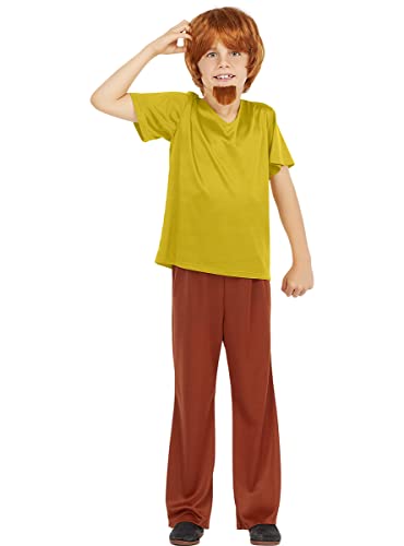 Funidelia | Shaggy Kostüm - Scooby DOO für Jungen ▶ Scooby DOO, Zeichentrickfilm - Kostüme für Kinder & Verkleidung für Partys, Karneval & Halloween - Größe 10-12 Jahre - Grün von Funidelia
