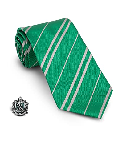 Funidelia | Slytherin Harry Potter Krawatte mit Anstecknadel für Herren Das beste Merchandising, um echte Fans zu Weihnachten, Geburtstagen oder andere Anlässen - Grün Funidelia | Slytherin Harry Potter Krawatte mit Anstecknadel für Herren Das beste Merchandising, um echte Fans zu Weihnachten, Geburtstagen oder andere Anlässen - Grün von Funidelia