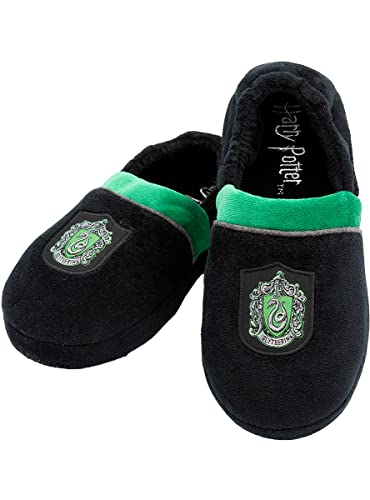 Funidelia Slytherin Hausschuhe - Harry Potter für Jungen und Mädchen, Offizielle Lizenz, Größe 28-30, Hogwarts, Zauberer. Fanartikel als Geschenk zu Weihnachten und Geburtstagen Funidelia Slytherin Hausschuhe - Harry Potter für Jungen und Mädchen, Offizielle Lizenz, Größe 28-30, Hogwarts, Zauberer. Fanartikel als Geschenk zu Weihnachten und Geburtstagen von Funidelia