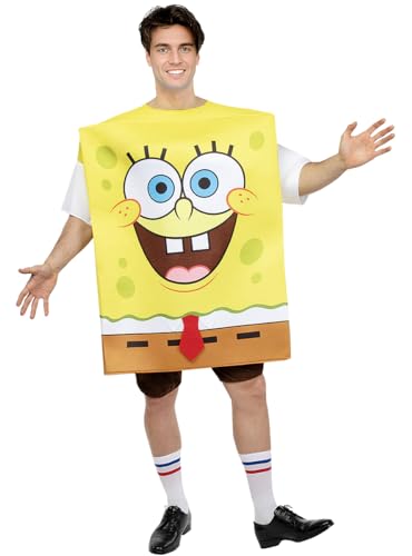 Funidelia | SpongeBob Schwammkopf Kostüm für Herren und Damen Zeichentrickfilm, Film und Serien - Kostüm für Erwachsene & Verkleidung für Partys, Karneval & Halloween - Einheitsgröße - Gelb Funidelia | SpongeBob Schwammkopf Kostüm für Herren und Damen Zeichentrickfilm, Film und Serien - Kostüm für Erwachsene & Verkleidung für Partys, Karneval & Halloween - Einheitsgröße - Gelb von Funidelia