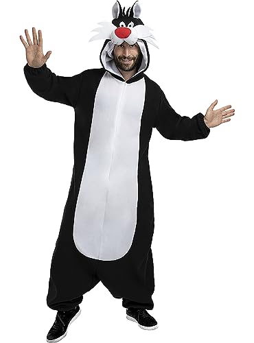 Funidelia | Sylvester Kostüm - Looney Tunes für Herren & Damen Sylvester the Cat - Kostüme für Erwachsene & Verkleidung für Partys, Karneval & Halloween - Größe S-M - Schwarz Funidelia | Sylvester Kostüm - Looney Tunes für Herren & Damen Sylvester the Cat - Kostüme für Erwachsene & Verkleidung für Partys, Karneval & Halloween - Größe S-M - Schwarz von Funidelia