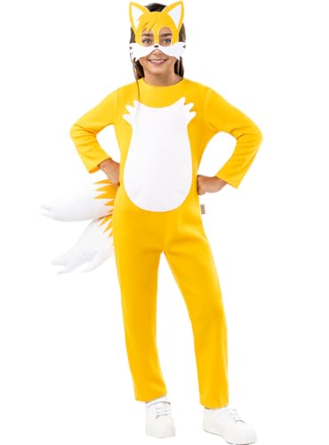 Funidelia | Tails Kostüm - Sonic für Jungen und Mädchen Games & Film und Serien - Kostüm für Kinder & Verkleidung für Partys, Karneval & Halloween - Größe 7-9 Jahre Funidelia | Tails Kostüm - Sonic für Jungen und Mädchen Games & Film und Serien - Kostüm für Kinder & Verkleidung für Partys, Karneval & Halloween - Größe 7-9 Jahre von Funidelia